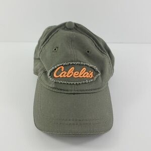 Cabelas men's Hat Cap green orange